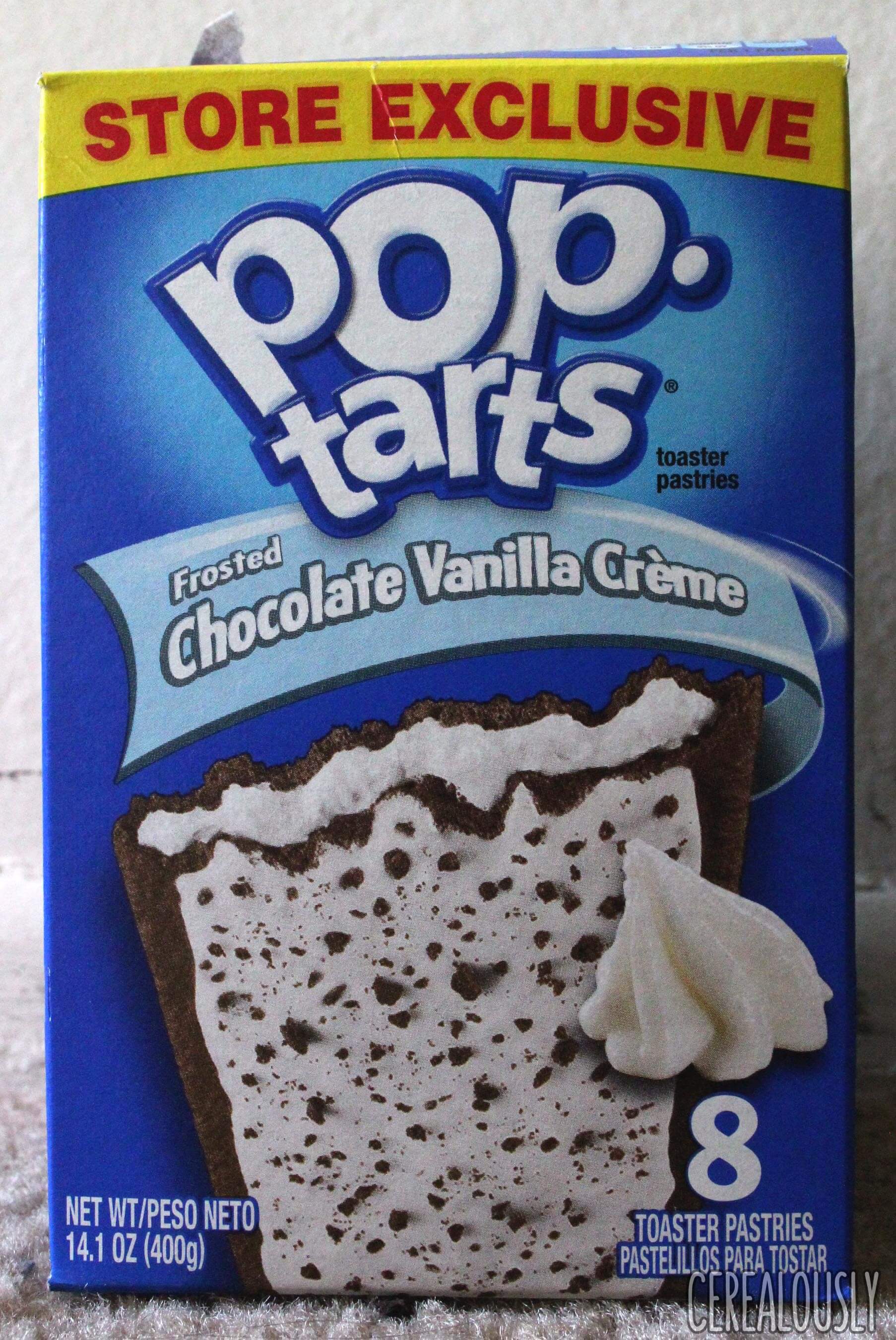 Review Kellogg s Frosted Chocolate Vanilla Cr me Pop Tarts