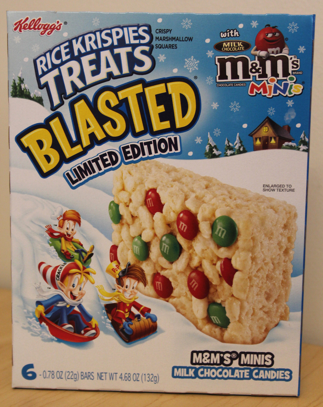 Review: Holiday Rice Krispies Treats Blasted with M&M's Minis