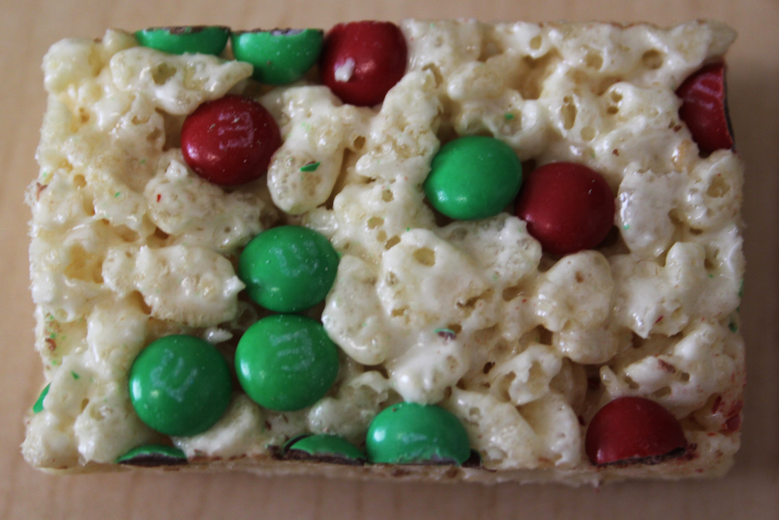 M&M Rice Krispies Treats