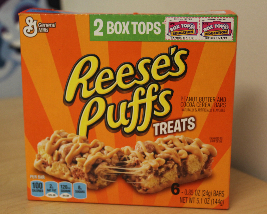 Review Reese S Puffs Treats Cereal Bars Cerealously