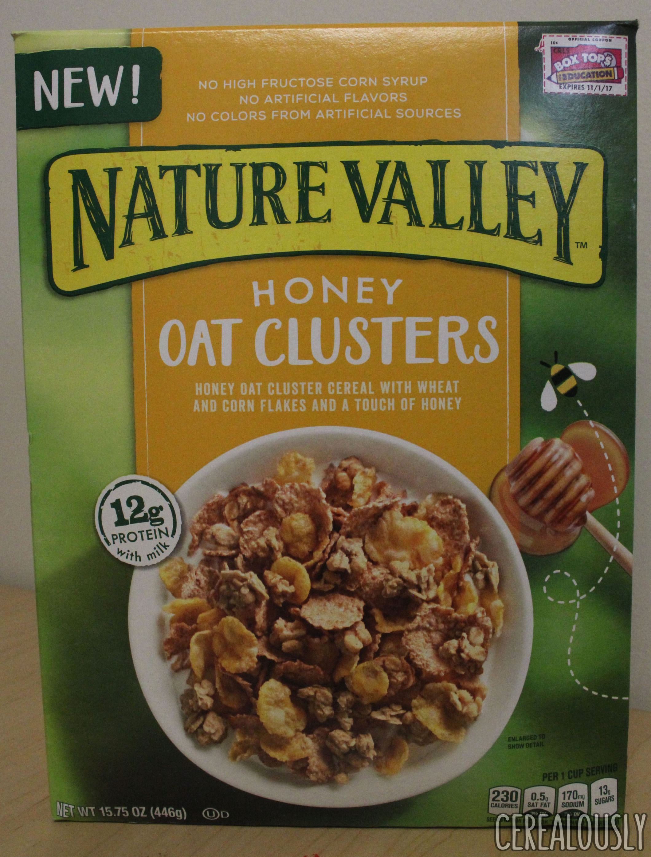 Review: Nature Valley Honey Oat Clusters Cereal - Cerealously