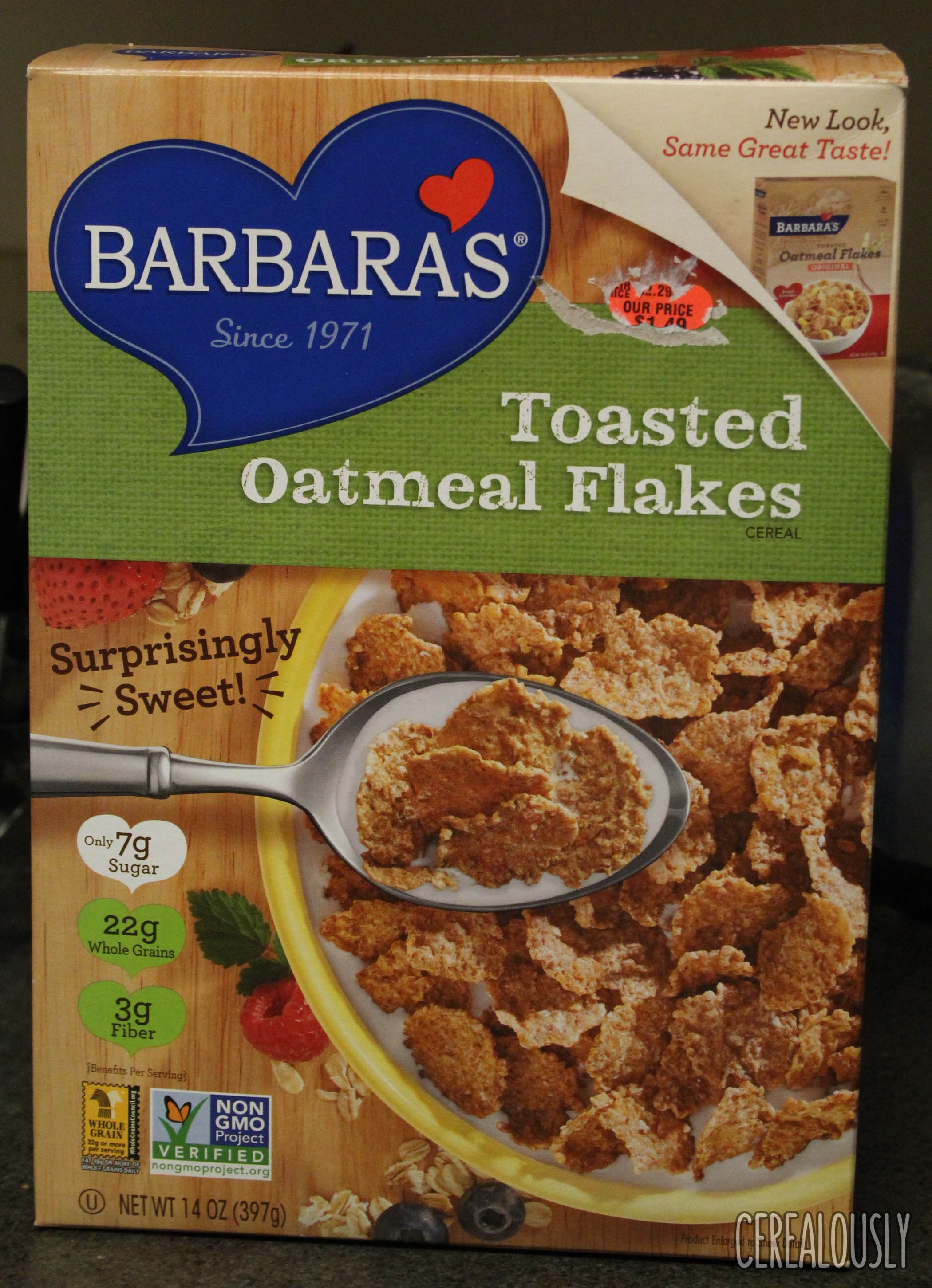 Review: Barbara's Toasted Oatmeal Flakes Cereal - Cerealously