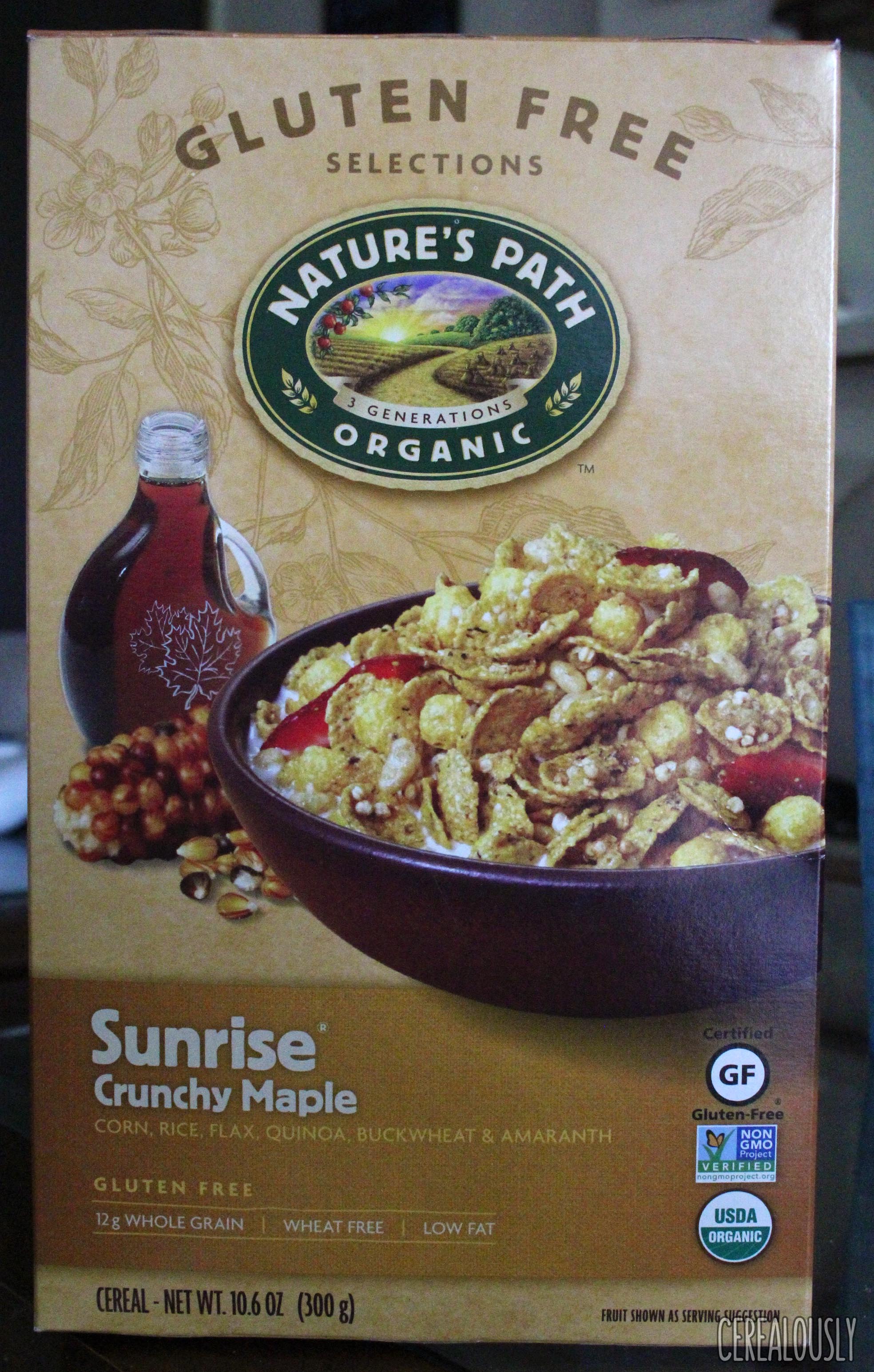 Review: Nature's Path Organic Sunrise Crunchy Maple Cereal