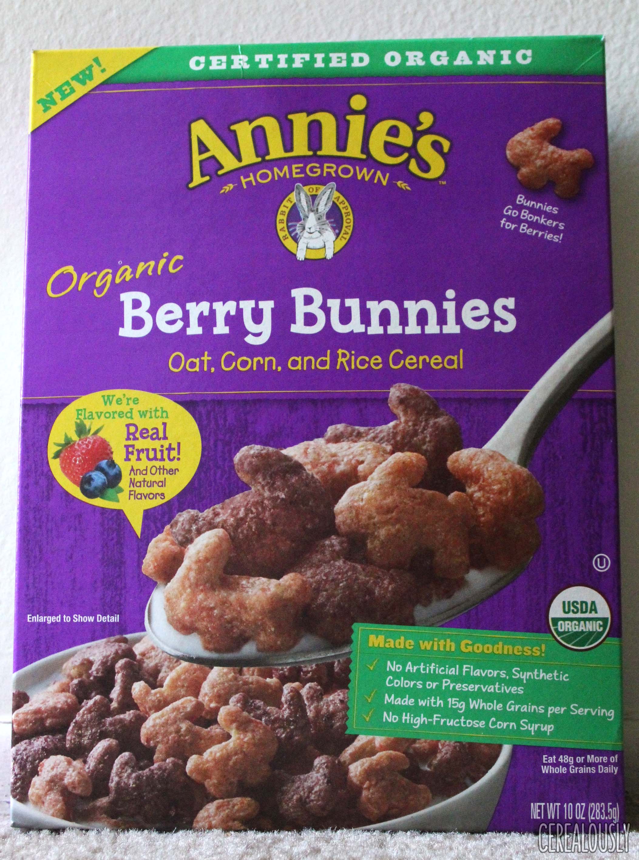 Annie's Homegrown Organic Berry Bunnies Cereal - Shop Cereal at H-E-B