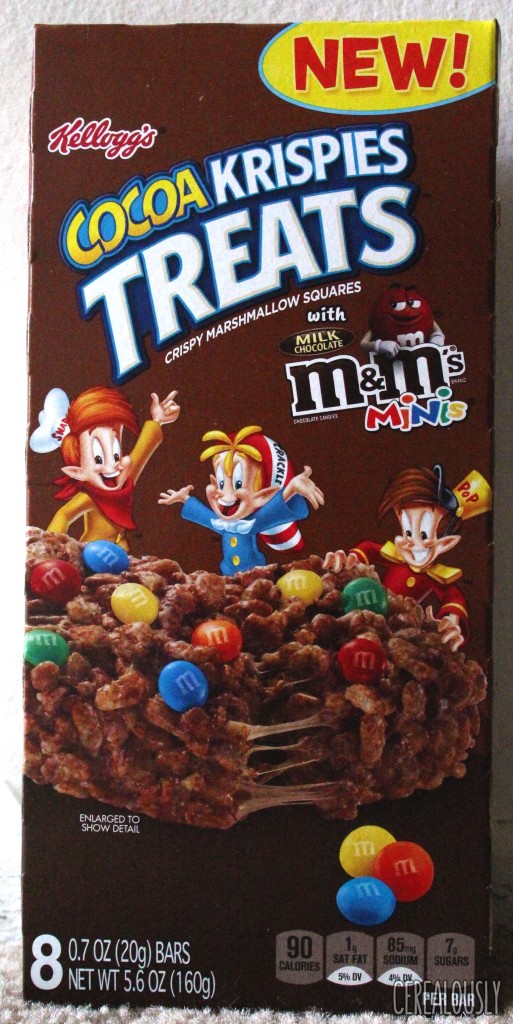 Cocoa Krispies Treats with M&M's Minis Box