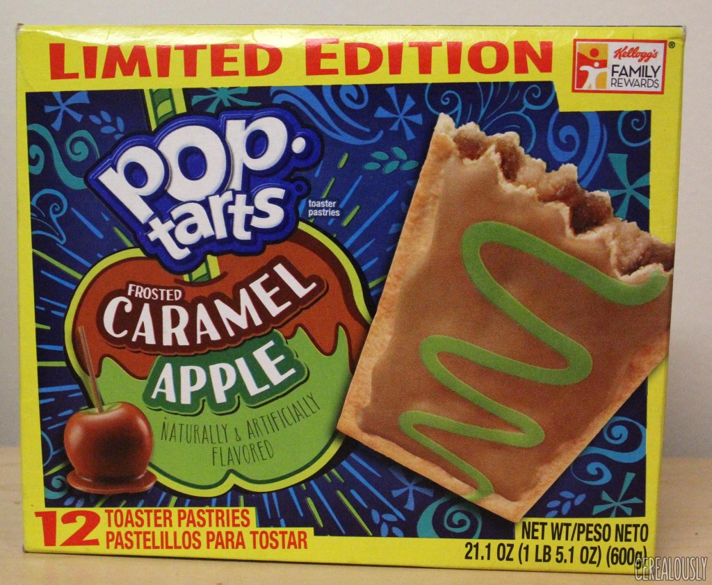 Kellogg's Limited Edition Frosted Caramel Apple Pop-Tarts Box