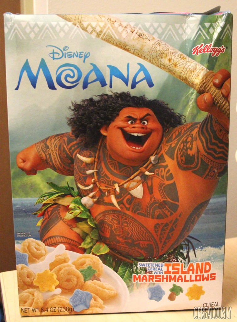 Kellogg's Disney Maui Cereal Box