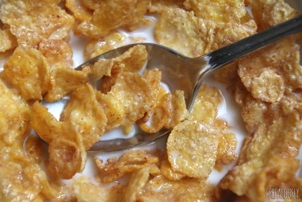 New Kellogg's Cinnamon Frosted Flakes Cereal Review 