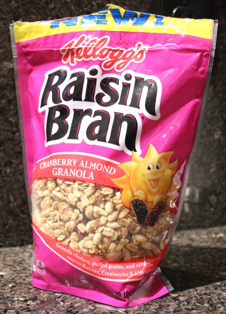 Kellogg's Cranberry Almond Raisin Bran Granola Bag Review