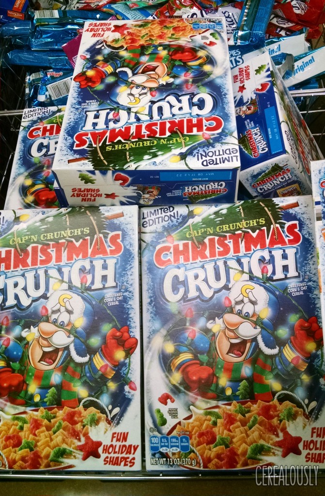 Cap'n Crunch Christmas Crunch Cereal 2016 Box
