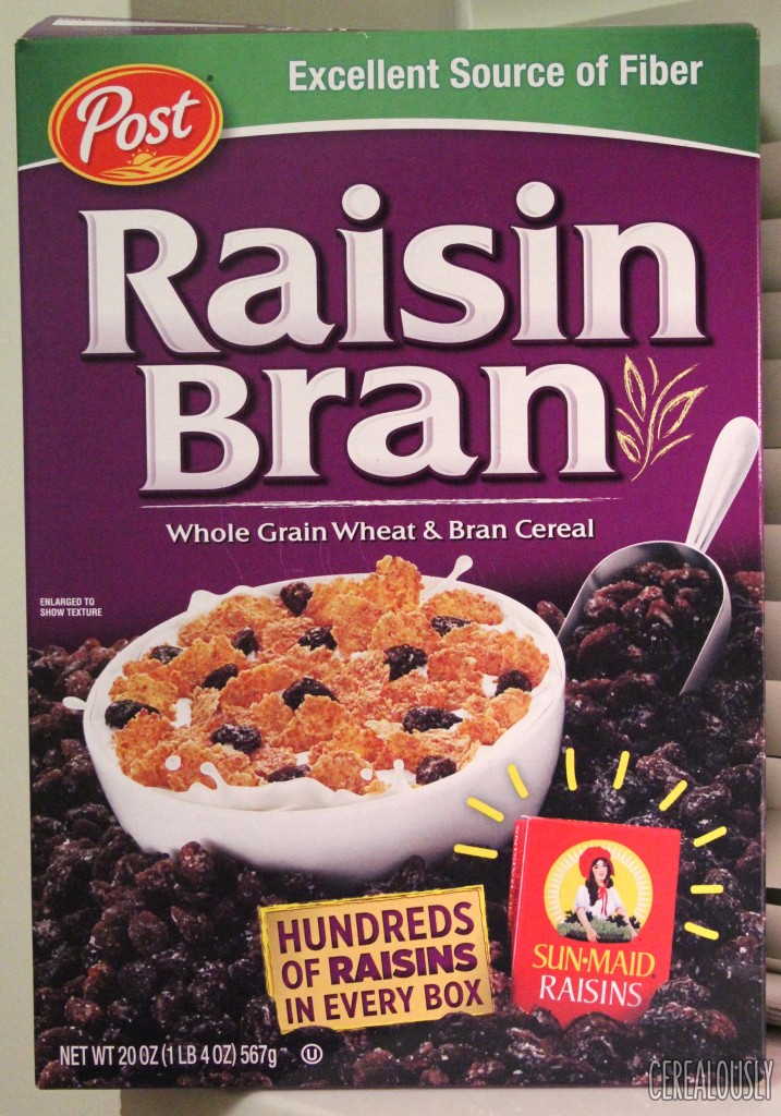 Post Raisin Bran Cereal Box Review
