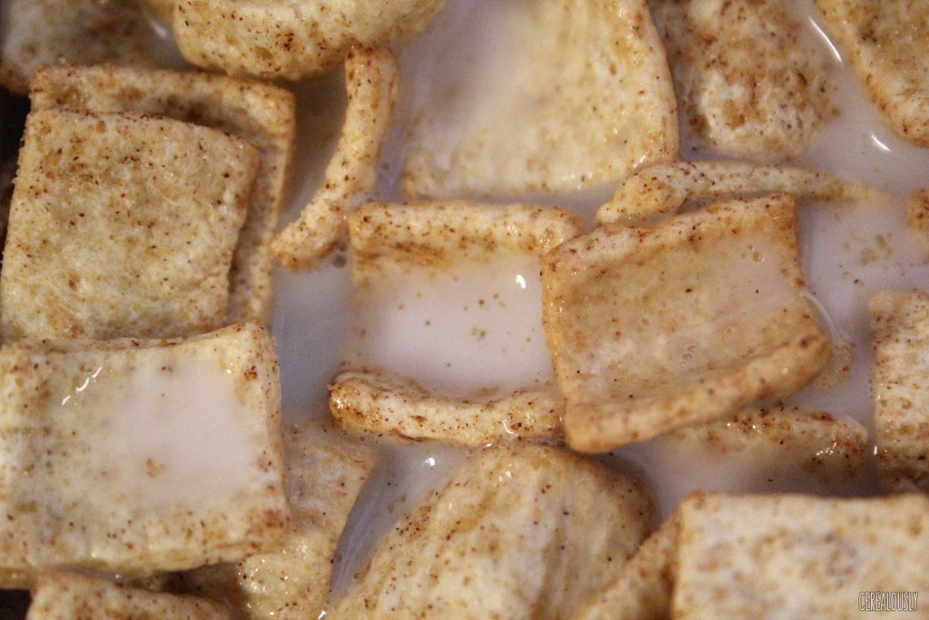 Trader Joe's Crunchy Cinnamon Squares Cereal with Milk