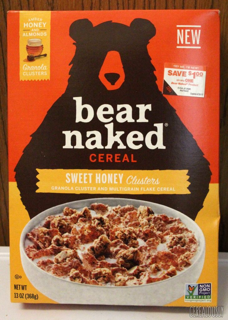 Bear Naked Sweet Honey Clusters Cereal Box Review