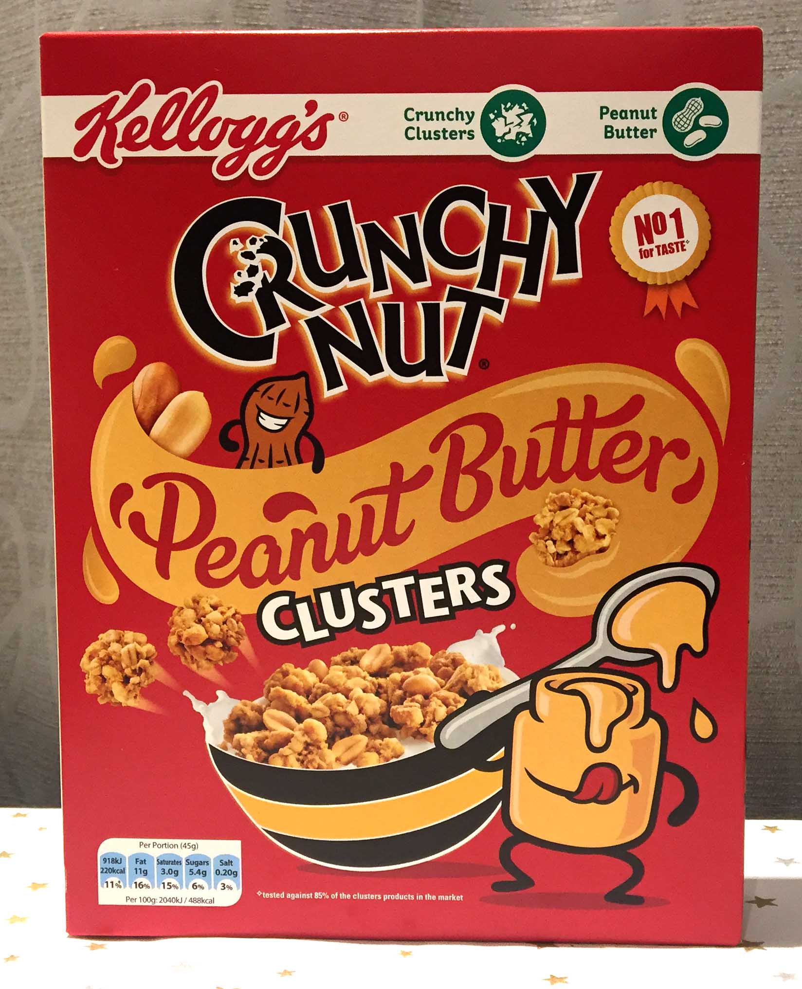 Spooned & Spotted (UK): Crunchy Nut Peanut Butter Clusters Cereal -  Cerealously