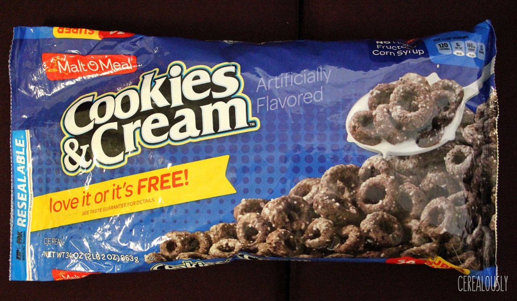 Malt-O-Meal Cookies and Cream Cereal Bag Review and Oreo O's Comparison