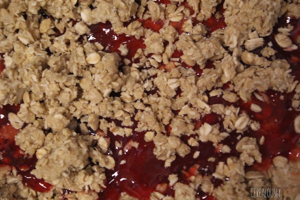 Betty Crocker Welch's Strawberry Oatmeal Bars Baking Mix Batter