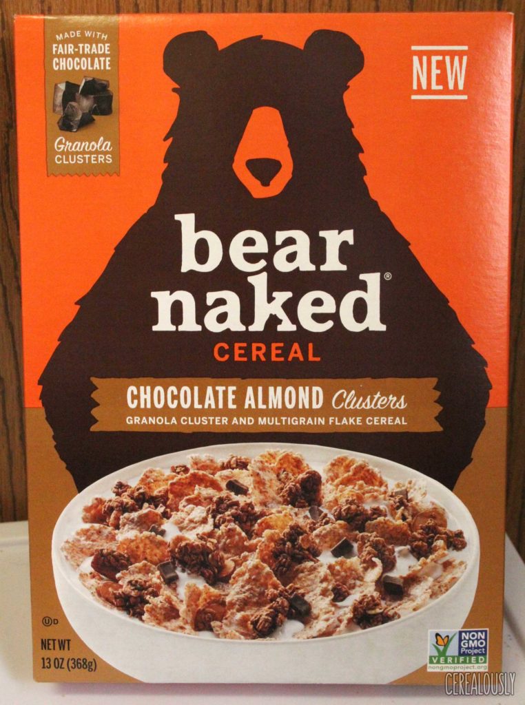 Bear Naked Chocolate Almond Clusters Cereal Box