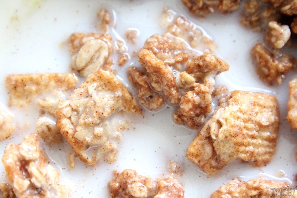 Cinnamon Toast Crunch Granola Snack with Milk