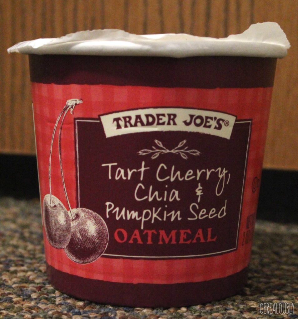 Trader Joe's Cherry, Chia and Pumpkin Seed Oatmeal Cup