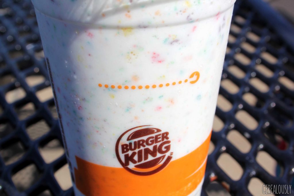 Burger King Froot Loops Milkshake