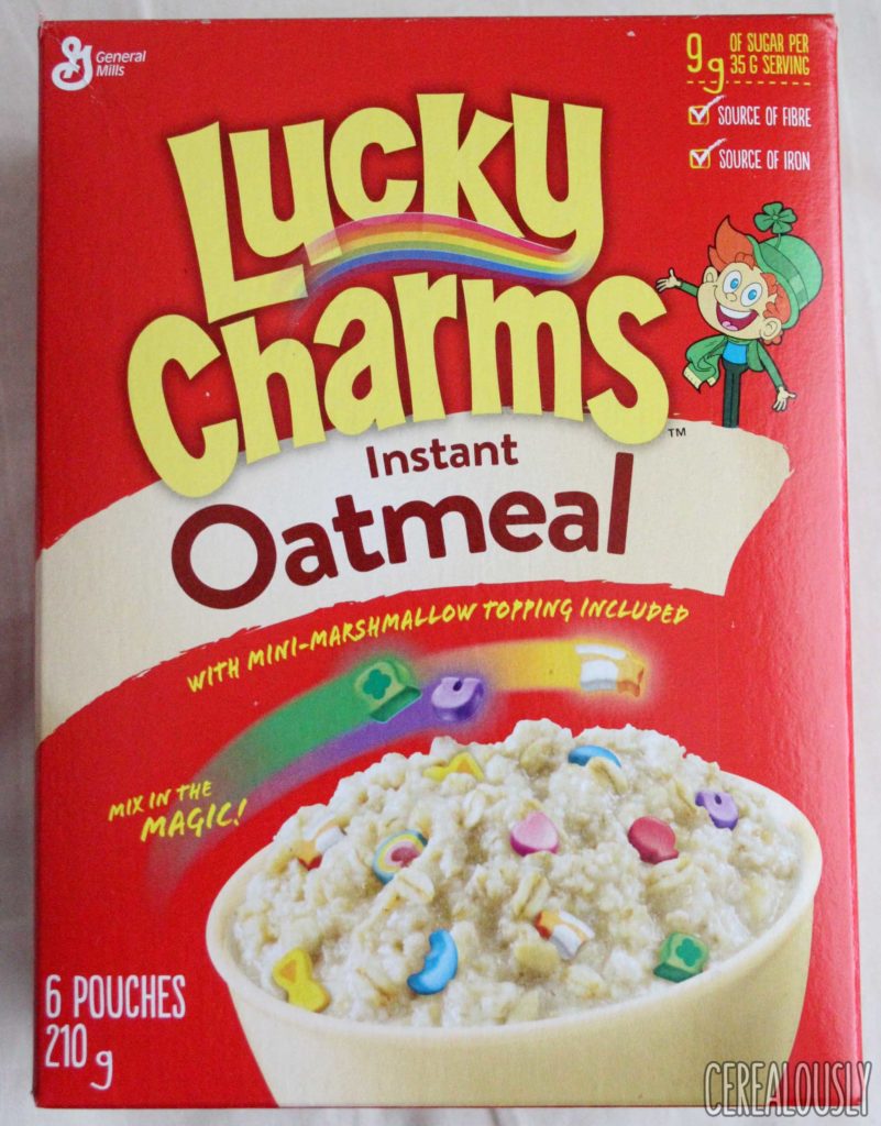 Lucky Charms Oatmeal Box