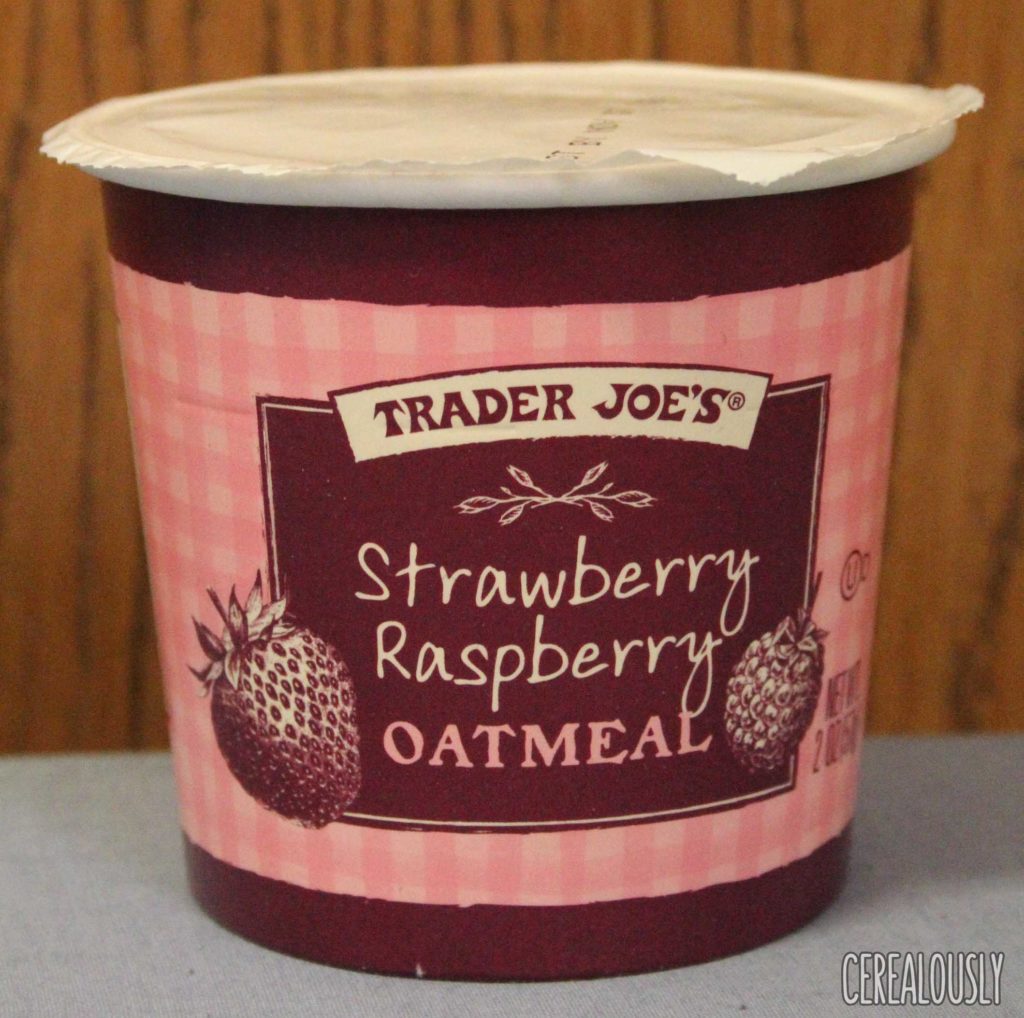 Trader Joe's Strawberry Raspberry Oatmeal Cup
