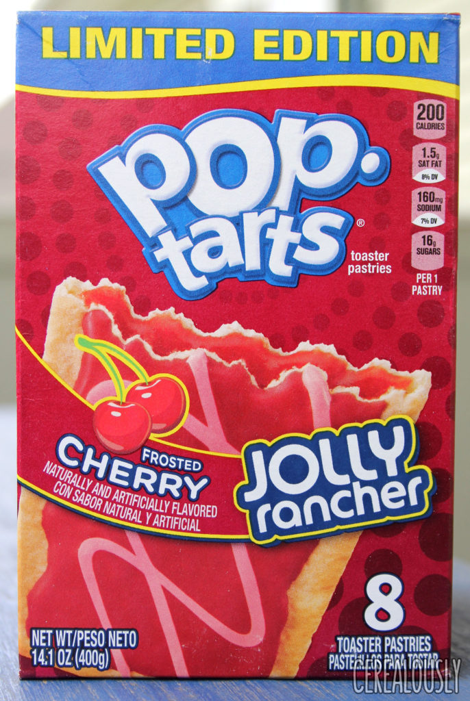 Kellogg's Frosted Cherry Jolly Rancher Pop-Tart Review Box