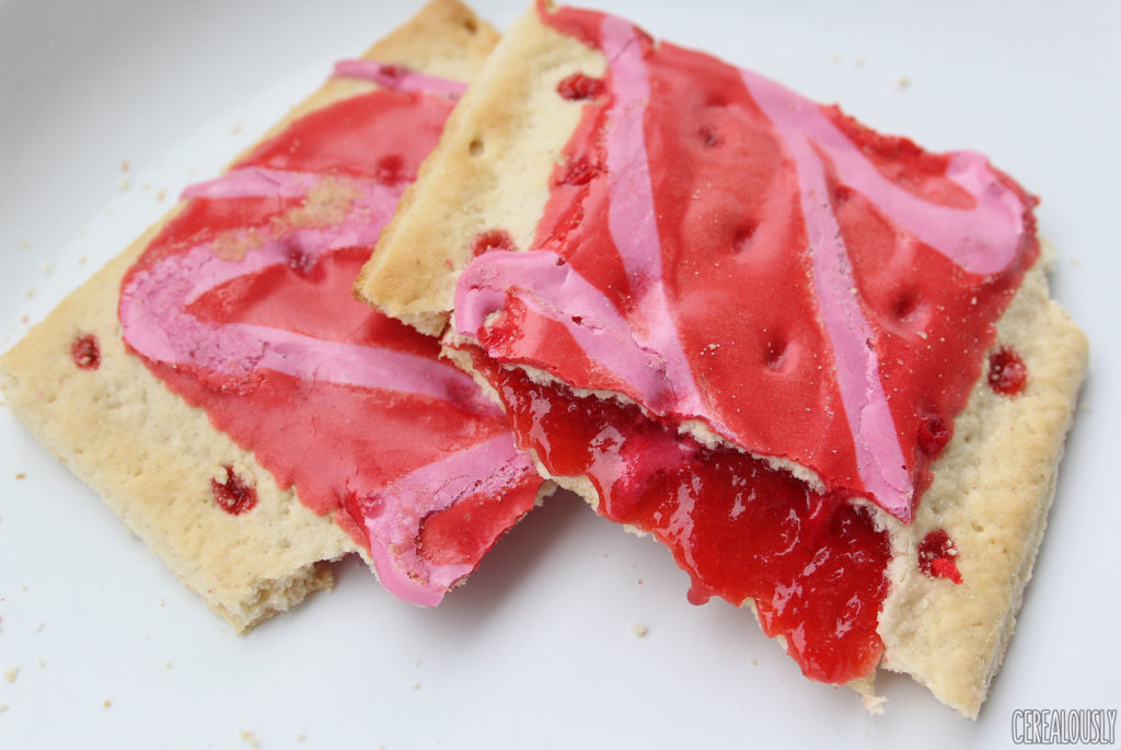 Kellogg's Frosted Cherry Jolly Rancher Pop-Tart Review Toasted