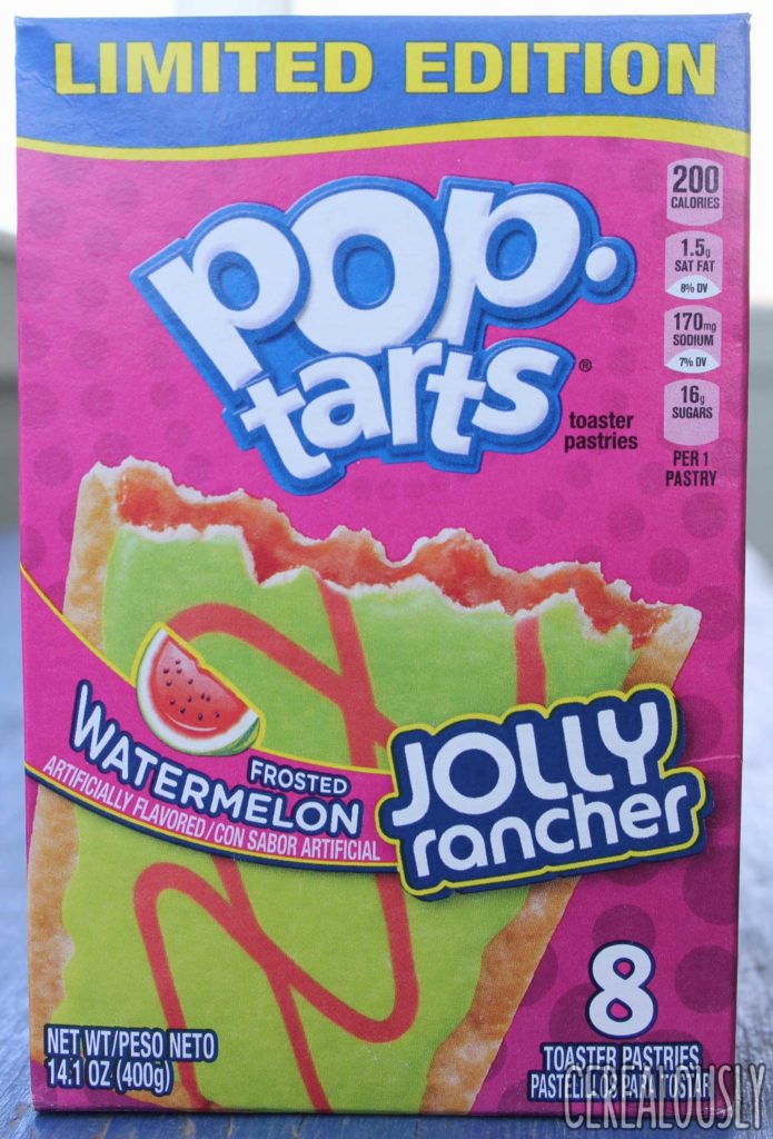 Kellogg's Frosted Watermelon Jolly Rancher Pop-Tart Review Box