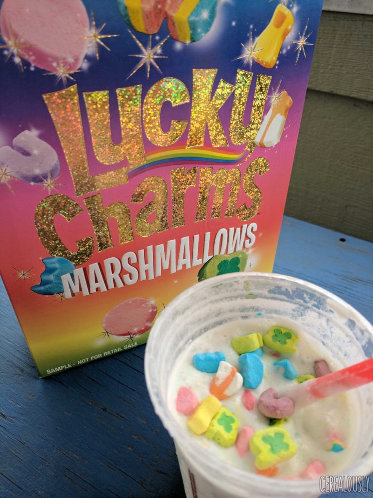 Burger King Lucky Charms Shake Review Cereal Marshmallows