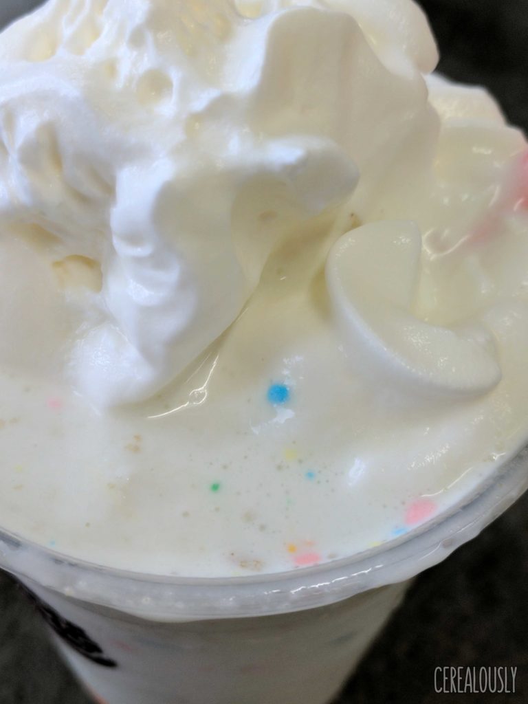 Burger King Lucky Charms Shake Review Cereal Soft Serve Ice Cream