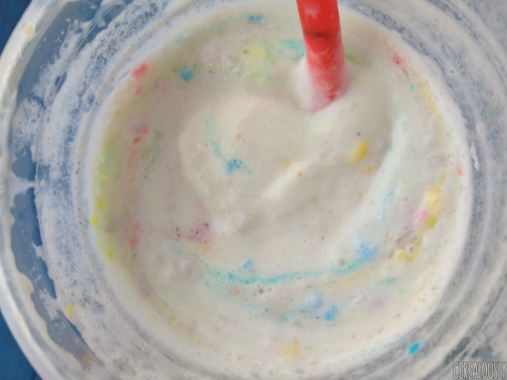 Burger King Lucky Charms Shake Review Cereal Swirl