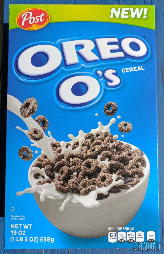 Post American Oreo O's Cereal – 2017, from Walmart - Box