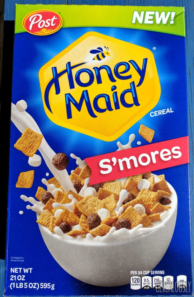 Post Honey Maid S'mores Cereal Review Box