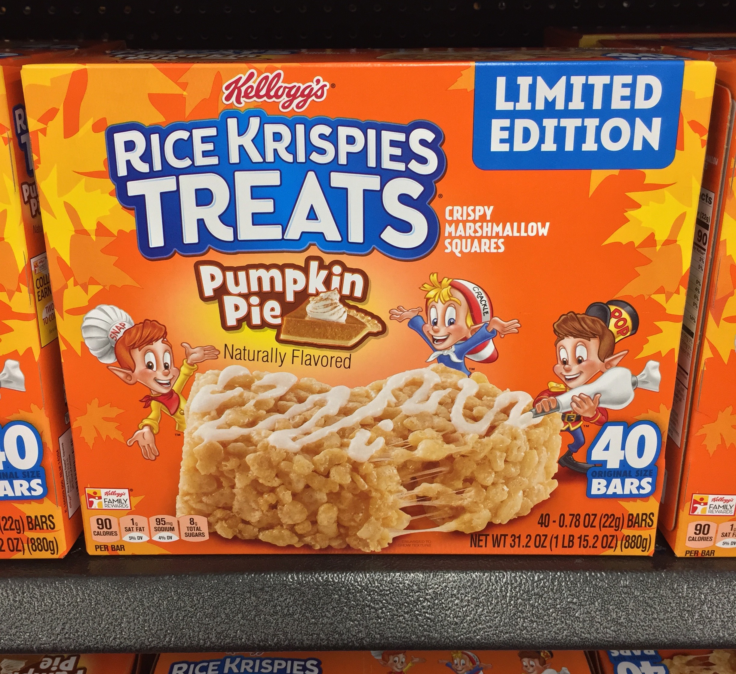 Pumpkin Spice Rice Krispies Treats