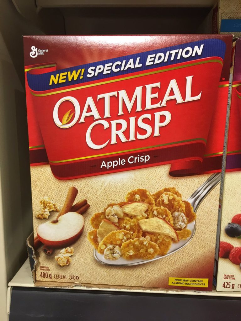 Apple Crisp Oatmeal Crisp Cereal