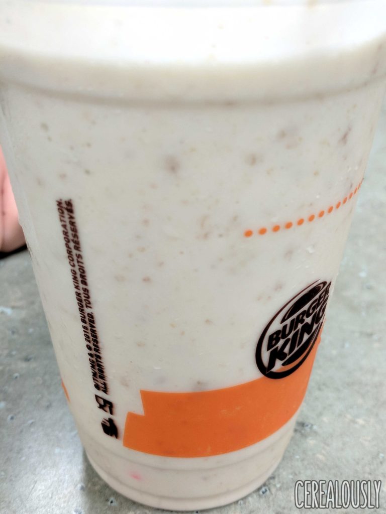 Burger King Cinnamon Toast Crunch Shake Cereal Milkshake Review