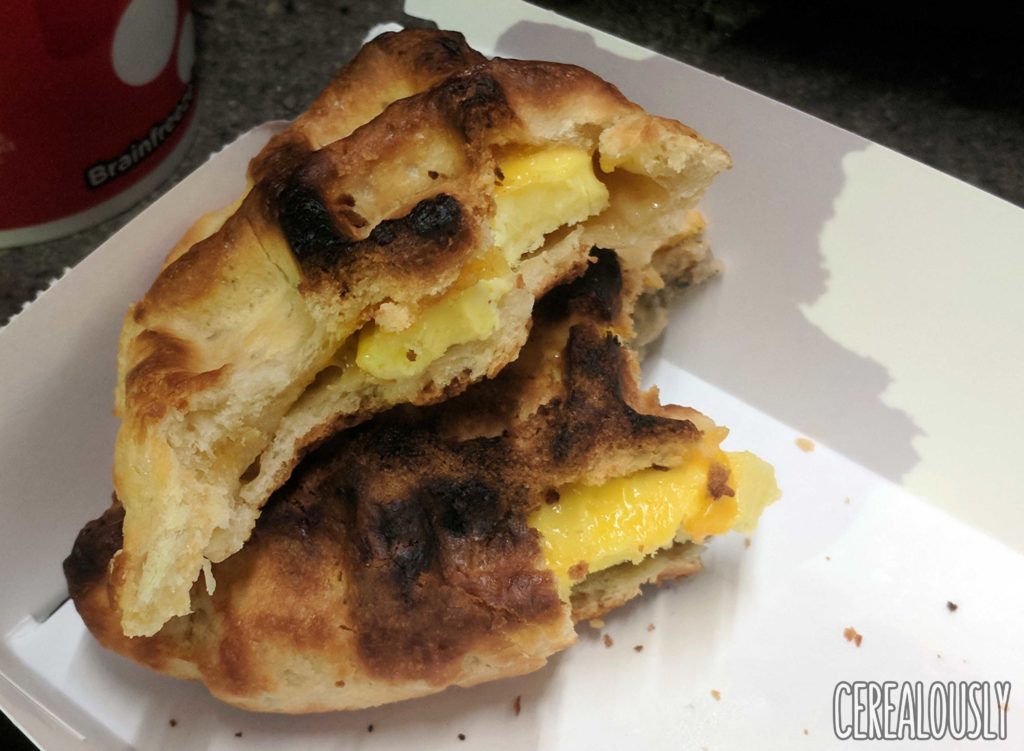 Pillsbury 7-11 Stuffed Waffle Review Scrambled Egg Cheese