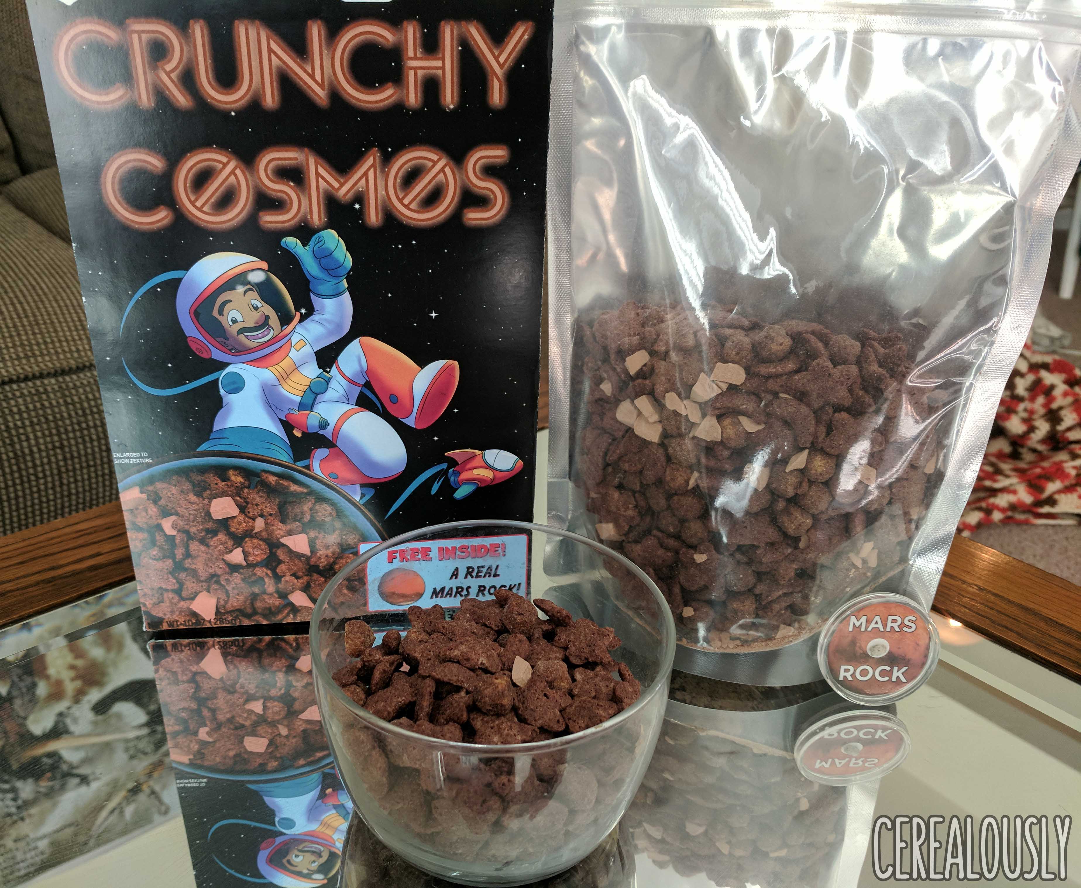 crunchy cosmos chocolate ice cream cereal