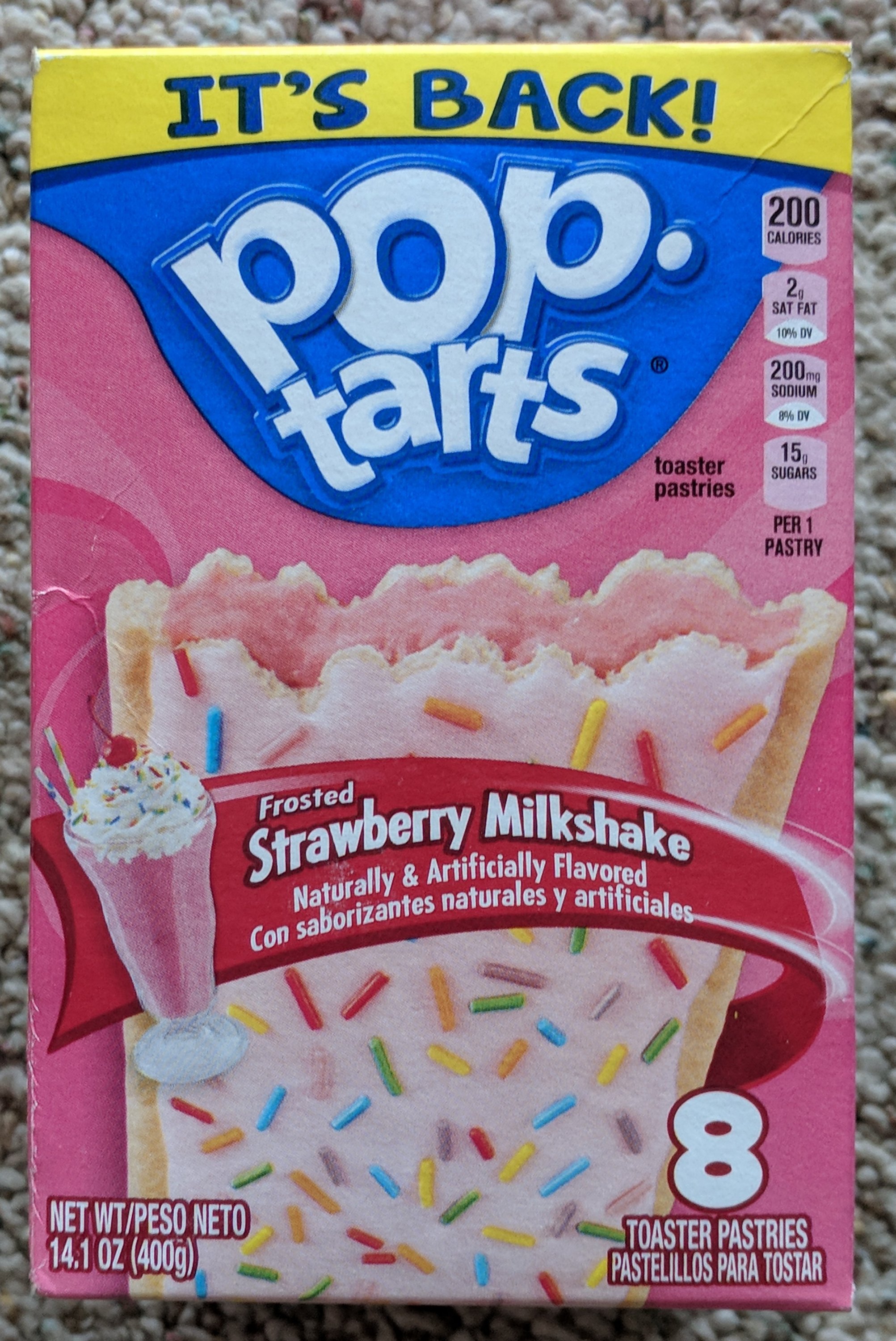 Review: Strawberry Milkshake Pop-Tarts Return!) - Cerealously