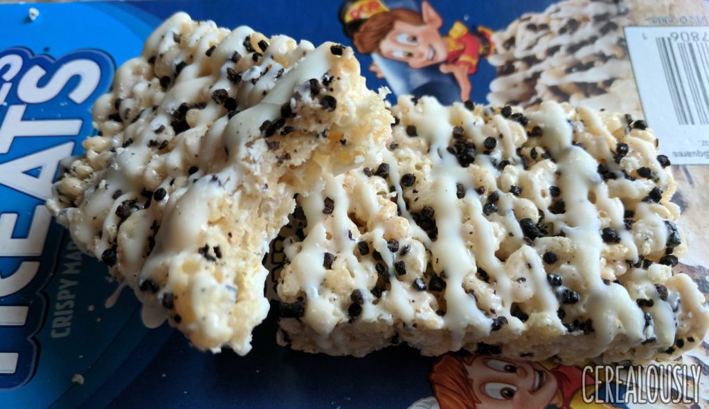 Kellogg's Cookies and Cream Rice Krispies Treats Review