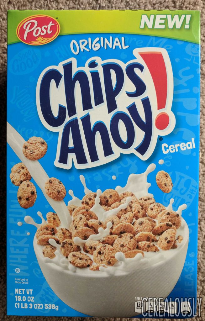 Post Chips Ahoy! Cereal Review Box