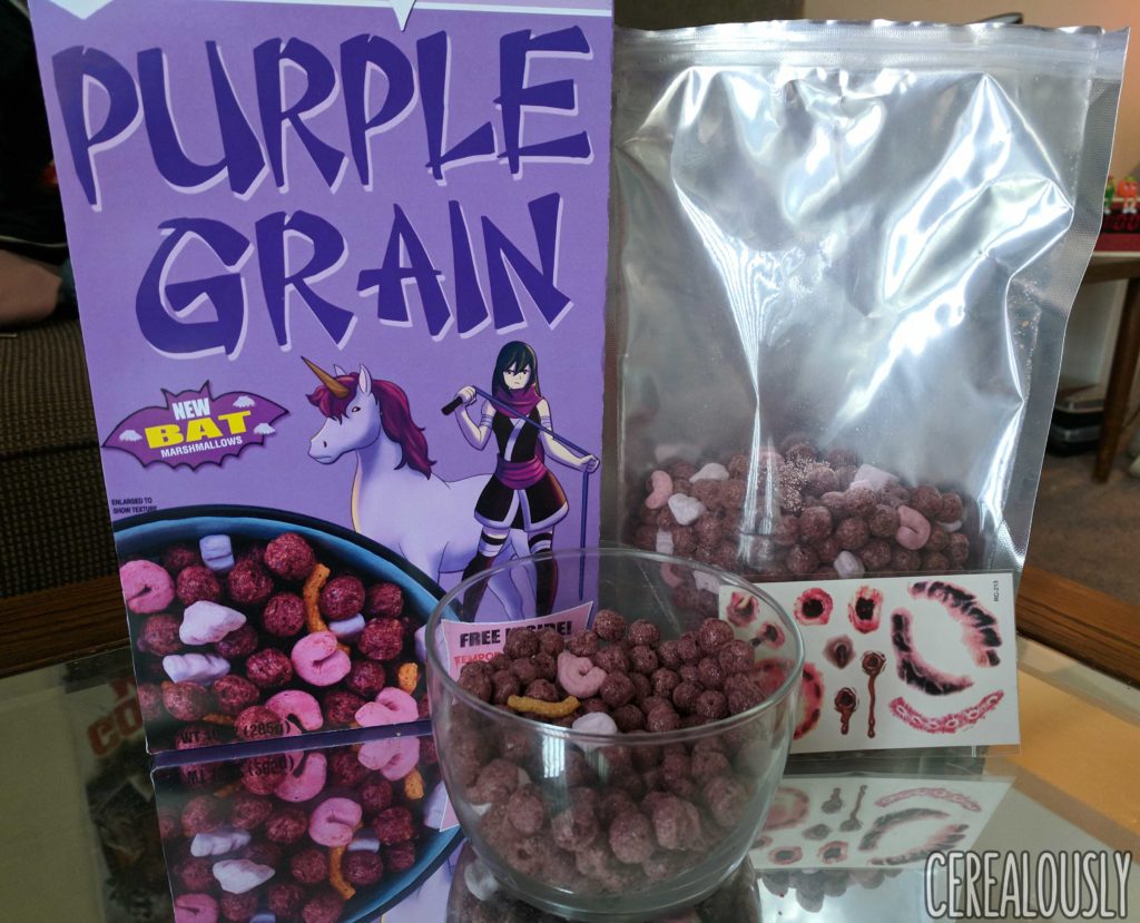 Purple Grain Grape Cereal