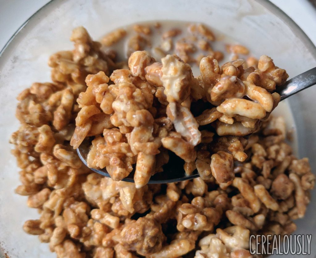 Kashi GoLean Peanut Butter Crunch Cereal Review with Milk