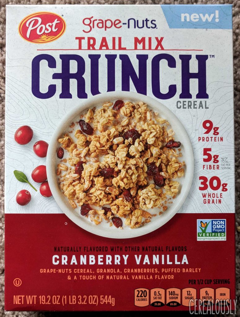 Post Grape-Nuts Trail Mix Crunch Cereal Review