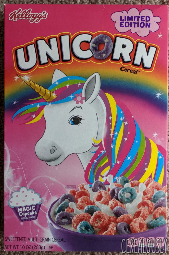 Kellogg's Unicorn Cereal Review Box