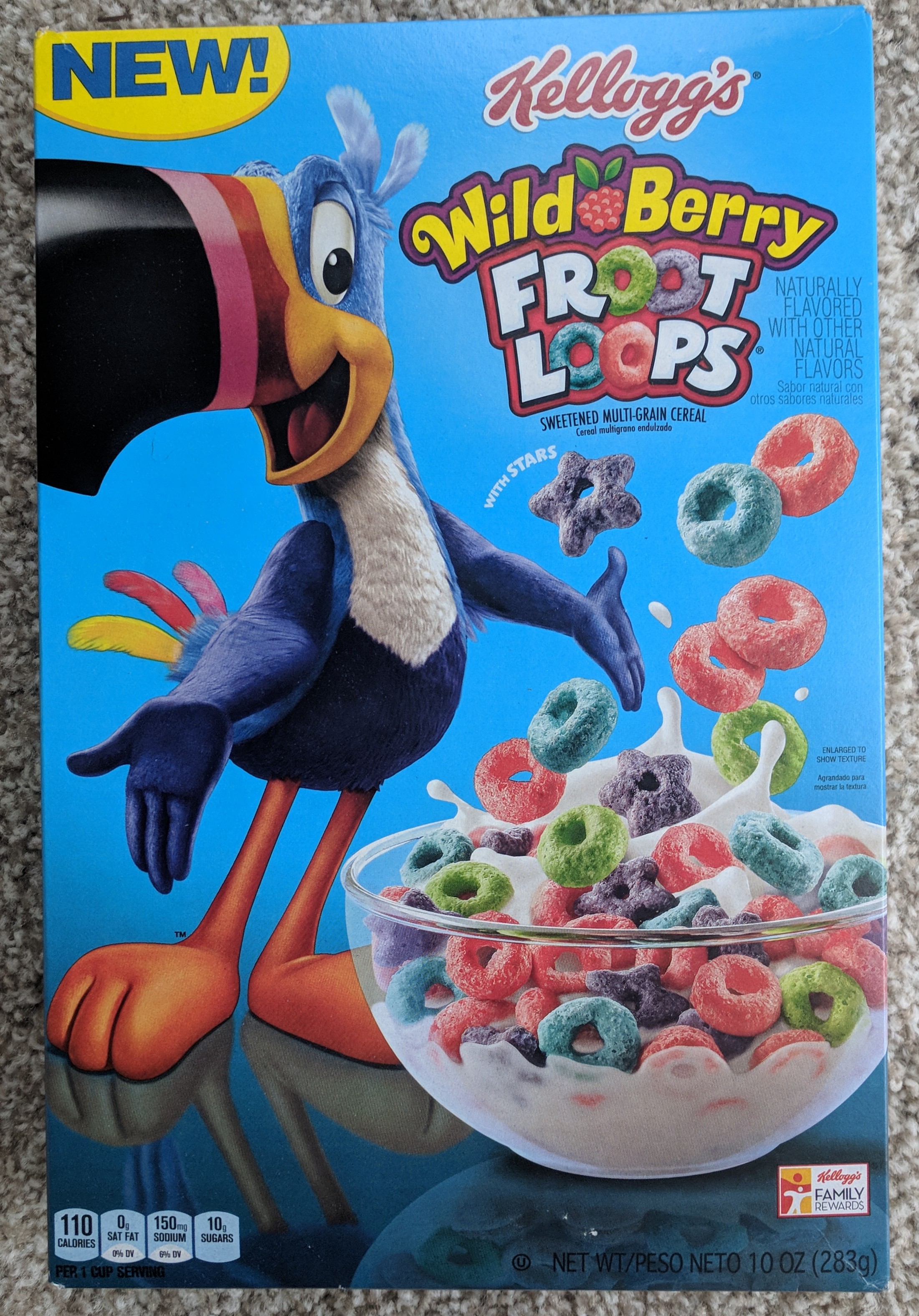 Review: Kellogg's Wild Berry Froot Loops Cereal