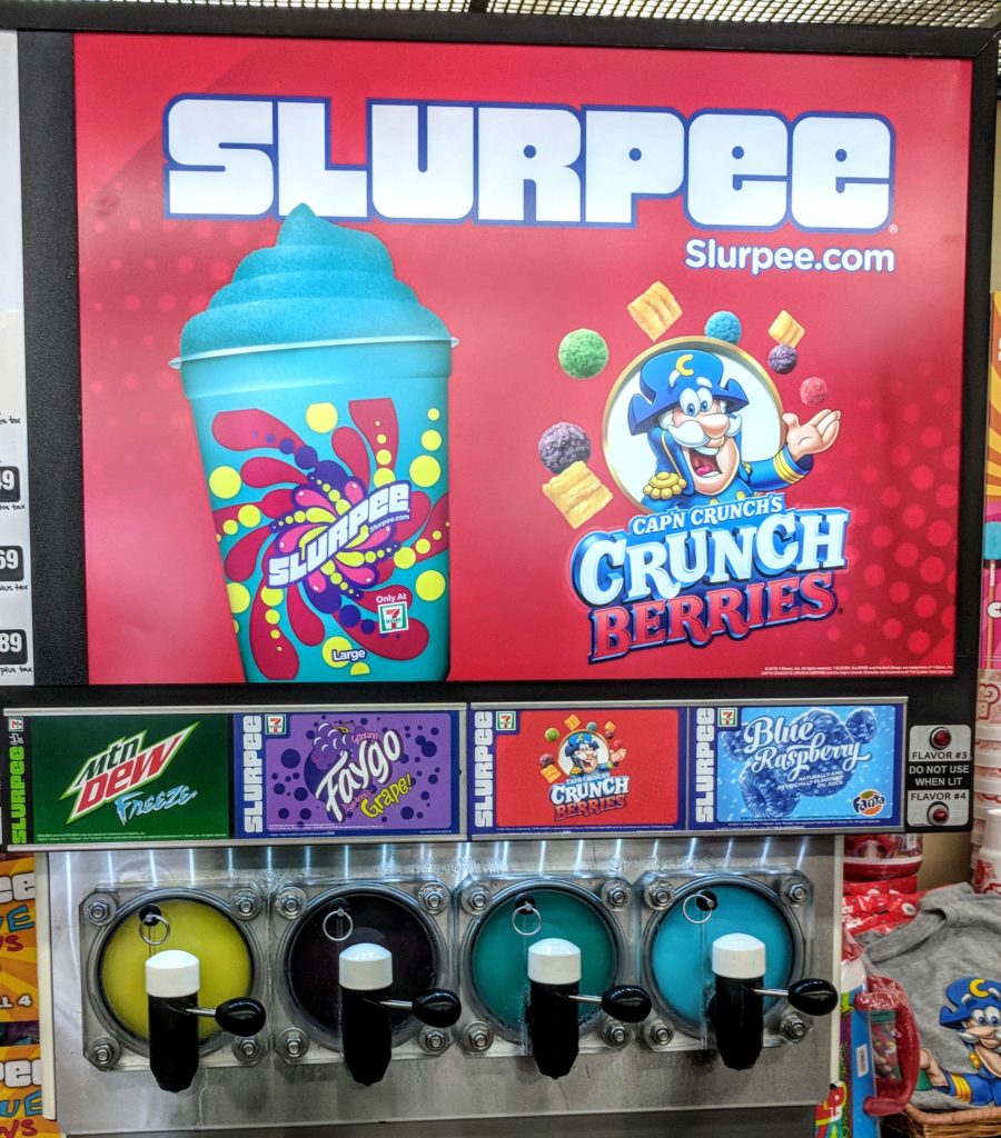 7-Eleven Cap'n Crunch's Crunch Berries Slurpee Review Machine