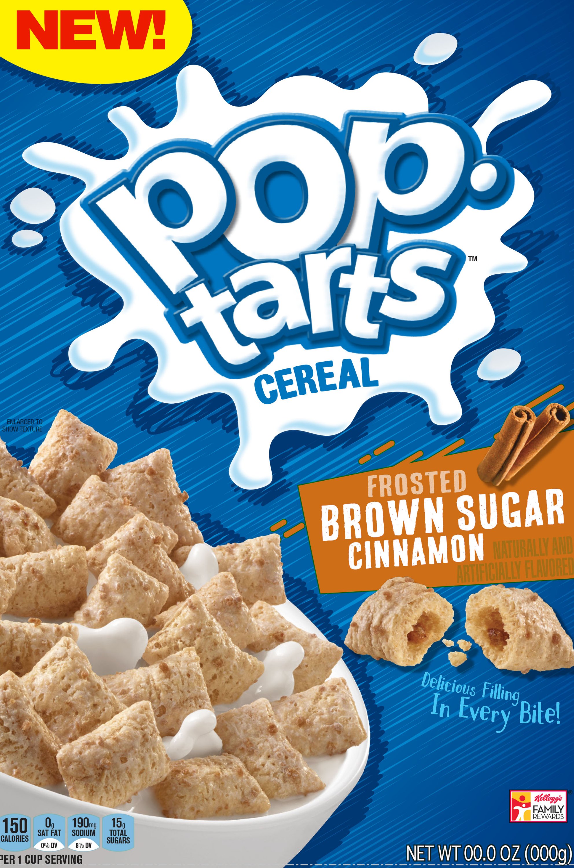 2018 Pop-Tarts Cereal Brown Sugar Cinnamon Box