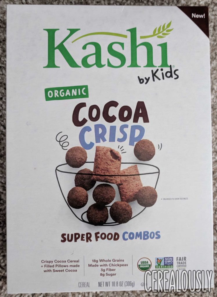 Kashi by Kids Cocoa Crisp Cereal Review Box